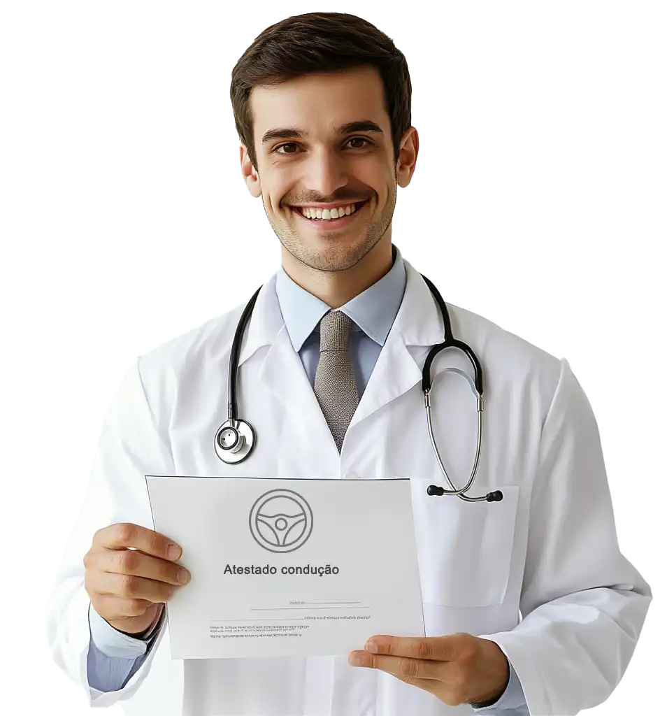 Consulta online para emissão de atestado de condução no Médico na Net